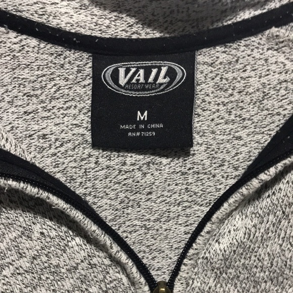 Vail resort wear gray pullover - Picture 3 of 3
